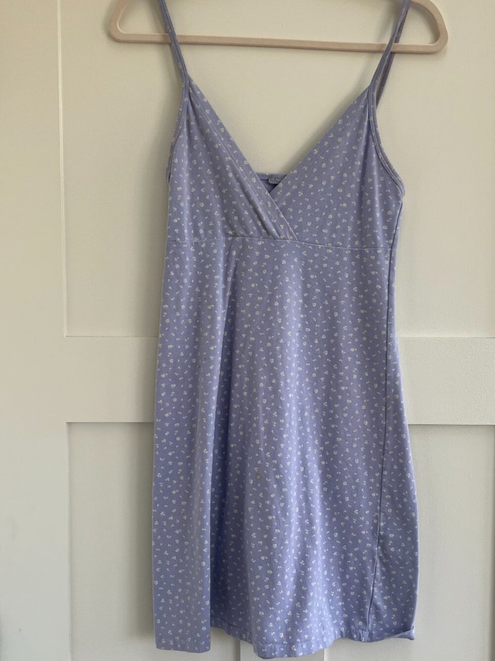 Brandy Melville Dress Light Purple with white flowers OS